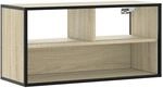 vidaXL TV-Schrank Sonoma-Eiche 80x31x39,5 cm Holzwerkstoff und Metall 848925