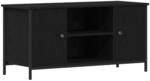 vidaXL TV-Schrank Schwarz Eichen-Optik 100 x 40 x 50 cm Holzwerkstoff 862141