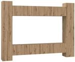 vidaXL TV-Schrankset 10-Tlg Artisan-Eiche 30,5 x 30 x 90 cm 3393230
