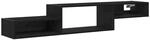 vidaXL Wandmontierter TV-Schrank Wandhalterung Schwarze Eiche 8005990