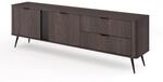 Selsey TV-Lowboard Veris 195 cm 2-t&uuml;rig mit Riffeln und 2 Schubladen Dunin...