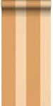 Sanders & Sanders Tapete Streifen Dunkelgelb und Gelb 53 cm x 10.05 m