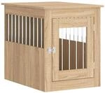 vidaXL Hundek&auml;fig im M&ouml;belstil Sonoma-Eiche 55x75x65 cm Holzwerkstoff 838318