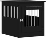 vidaXL Hundek&auml;fig im M&ouml;belstil Schwarz 64,5x80x71 cm Holzwerkstoff 838331