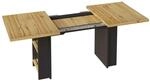 okwish Esstisch Ausziehbar mit Regalen K&uuml;chentisch f&uuml;r K&uuml;che und Wohnzimmer...