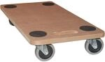 BigDean M&ouml;belroller Transportroller 250 kg Rollbrett MDF M&ouml;bel Hund Roller