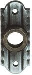 SCH&Ouml;SSWENDER Dr&uuml;ckerrosette 28x70 mm Ansatz 18 mm Schwarz Passiviert