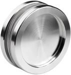 SOTECH 1 Paar Schiebet&uuml;rgriff RANA &Oslash;64 mm Edelstahl Geb&uuml;rstet f&uuml;r Glast&uuml;ren