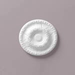 NOEL & MARQUET NMC R18 ARSTYL Rosette Zierelement 60 cm 60 cm x 6,5 cm Wei&szlig;