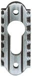 SCH&Ouml;SSWENDER Zylinderrosette Pz Oval 28x70 mm Schwarz Passiviert