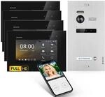 Balter EVO-HD Video-T&uuml;rsprechanlage mit App f&uuml;r Einfamilienhaus mit 4x 7 Zoll