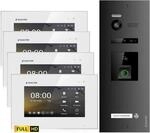 Balter EVO-HD Video-T&uuml;rsprechanlage mit Fingerprint f&uuml;r Einfamilienhaus mit 4x 7