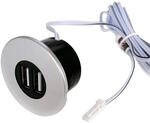 kalb Einbau USB Hub 12V f&uuml;r Smartphone Tablet E Reader M&ouml;bel und Tischplatten