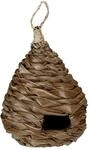 Relaxdays Vogelnest Kokosfaser Natur 31 cm x 20 cm bis 38 cm x 21 cm