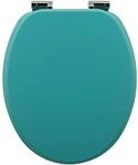 Sanfino WC Sitz Mars Green Toilettendeckel mit Absenkautomatik aus Holz