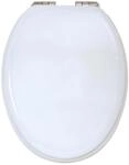 MSV WC-Sitz MDF 42,5 cm x 36,5 cm x 5 cm Wei&szlig;