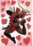 Komar Deko-Sticker Deadpool Lovepool 50 x 70 cm gerollt