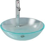 vidaXL Badezimmer Waschbecken Wasserhahn Ablaufgarnitur aus Mattiertem 3098448