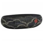 vidaXL Aufsatzwaschbecken Schwarz Oval 59x40x15 cm Keramik 155082