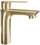 Planetm&ouml;bel Einhebelmischer Waschtischarmatur 17 cm Gold Brush Messing