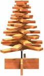 vidaXL Weihnachtsbaum zum Schm&uuml;cken Wachsbraun 60 cm Massivholz Kiefer 858200