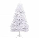 vidaXL K&uuml;nstlicher Weihnachtsbaum Klappbar mit St&auml;nder Wei&szlig; 240 cm