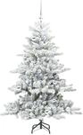 vidaXL K&uuml;nstlicher Klappbarer Weihnachtsbaum mit 150 LEDs 150 cm PVC 3397710
