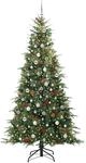vidaXL K&uuml;nstlicher Klappbarer Weihnachtsbaum Gr&uuml;n 240 cm PE und PVC 3397447