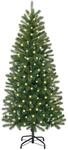 vidaXL K&uuml;nstlicher Weihnachtsbaum mit 150 LEDs Gr&uuml;n 150 cm PE und PVC 3397337