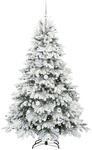 vidaXL K&uuml;nstlicher Weihnachtsbaum mit 300 LEDs Gr&uuml;n 180 cm PE und PVC 3397619