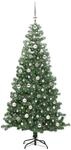 vidaXL Weihnachtsbaum mit 300 LEDs mit St&auml;nder Gr&uuml;n 240 cm PVC 3396400