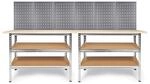 Ondis24 Werkstatt Set Uwe 240cm Melamin + 6 LW