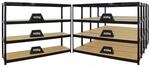 PROREGAL Mega Deal 5er-Sparset Profi-Schwerlastregal Dino 180x240x60cm Fachlast 450kg