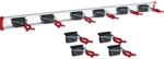 Bruns Ger&auml;tehalter 50 cm Set mit 10 Haltern und 1 Schiene