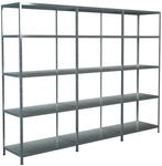 Schulte Steck-Grund- und 2 x Anbauregale 200 cm x 300 cm x 50 cm Verzinkt