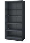 JAN NOWAK B&uuml;roregal aus Metall Verschraubt Mit Geschlossener R&uuml;ckwand 185&times;90x45 cm