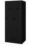 Jan Nowak Garderobenschrank Kacper D600 Metall 180 x 80 x 60 cm Schwarz