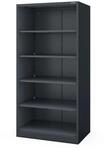 JAN NOWAK B&uuml;ro-Regal aus Metall Zum Zusammenbauen Mit Geschlossener R&uuml;ckwand 900 &times;