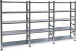 PROREGAL Fachbodenregal Stecksystem Proximo Komplettregal HxBxT 200 x 360 x 60 cm 5