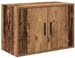 vidaXL Garagen-Wandschrank Altholz-Optik Holzwerkstoff 860657