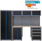 TRUTZHOLM Werkstattwand 13 Teile Modulares Werkstattschranksystem Aus Stahl Mit