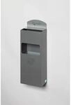PROREGAL Robuster Wandascher Mit Schild 4 Liter HxBxT 55 x 14,5 x 22 cm...