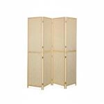 Relaxdays Paravent Bambus Natur 4-teilig 180 cm x 182 cm x 2 cm 6,7 kg