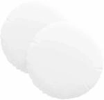 vidaXL Sitzkissen 2 Stk Wei&szlig; &Oslash;30 x 13 cm Stoff 42014094