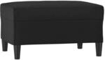 vidaXL Fu&szlig;hocker Schwarz 70x55x41 cm Kunstleder Modell 1