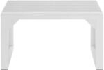 Tectake Sitzbank Ribb Lamellenoptik Lackierter Bambus 73 x 35 x 43 cm 35 x 73 x 43 cm