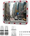 Wiltec Verkehrsspiegel 70X90Cm Sicherheitsspiegel &Uuml;berwachungsspiegel Konvex