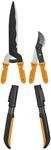 Fiskars Heckenscheren- & Astscheren-Set Bypass OneClick Orange-Schwarz