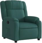 vidaXL Relaxsessel Stoff Dunkelgr&uuml;n 3206203