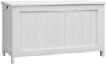 HOMCOM Aufbewahrungsbox mit Griff Wei&szlig; 81 x 40 x 46 cm